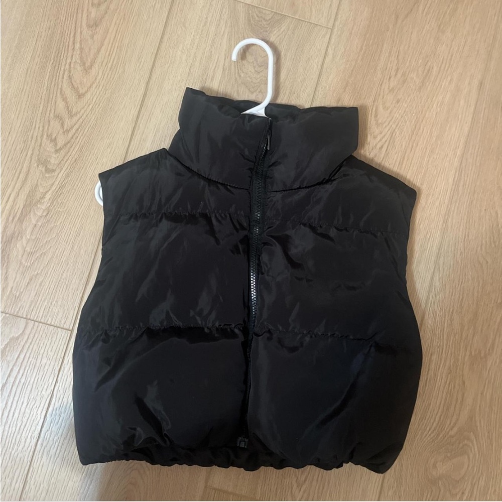 Black Puffer Vest